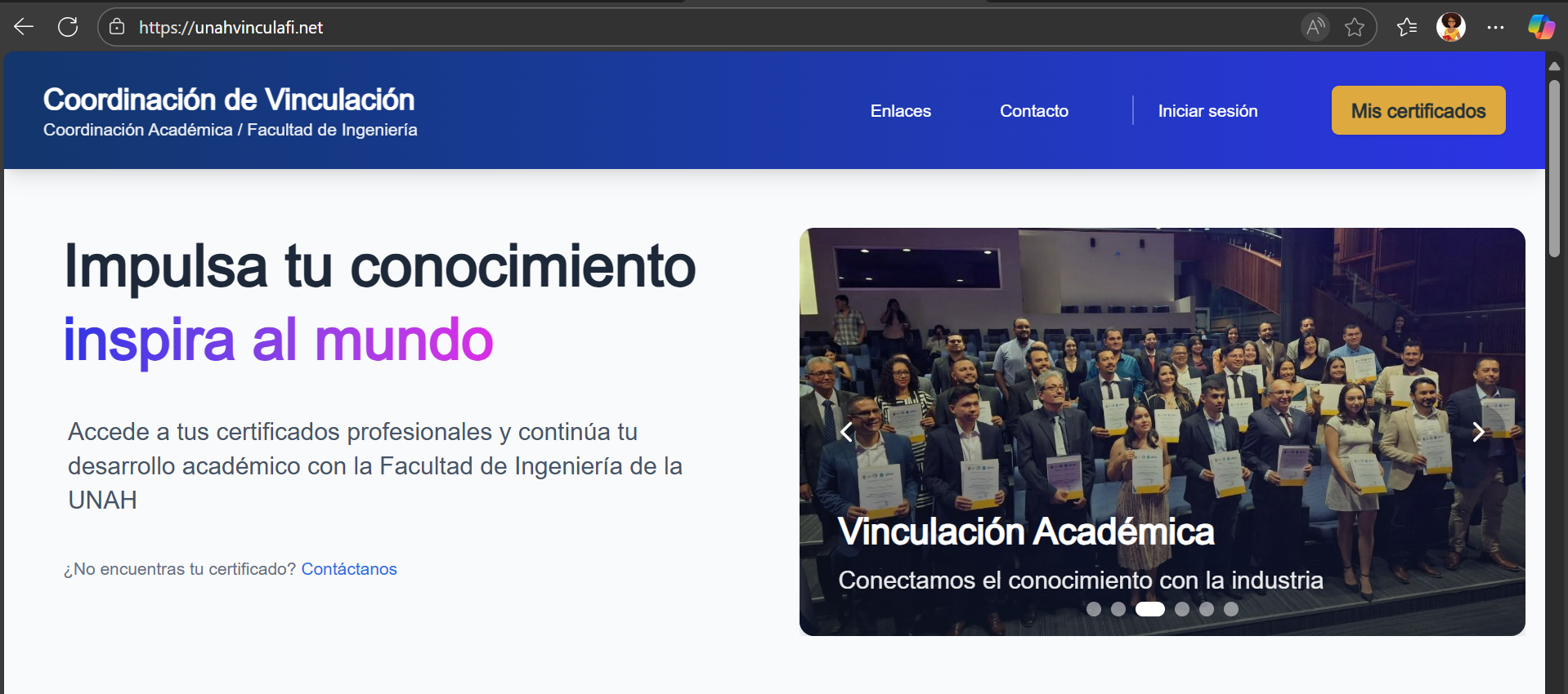 Interfaz gráfica del sistema